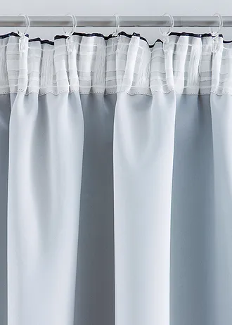 Verduisterend gordijn met print (1 stuk) • zwart/blauw • bonprix online shop