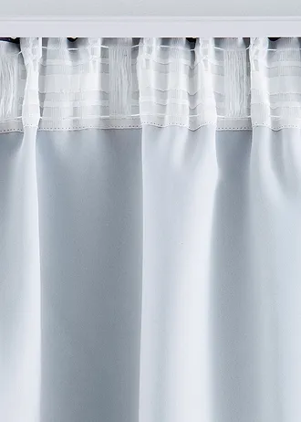 Verduisterend gordijn met print (1 stuk) • zwart/blauw • bonprix online shop