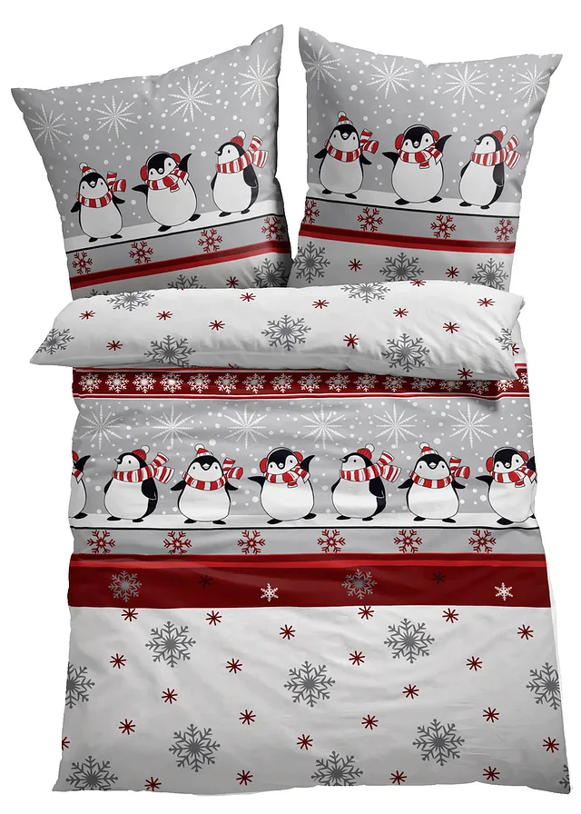 Lenjerie cu pinguini