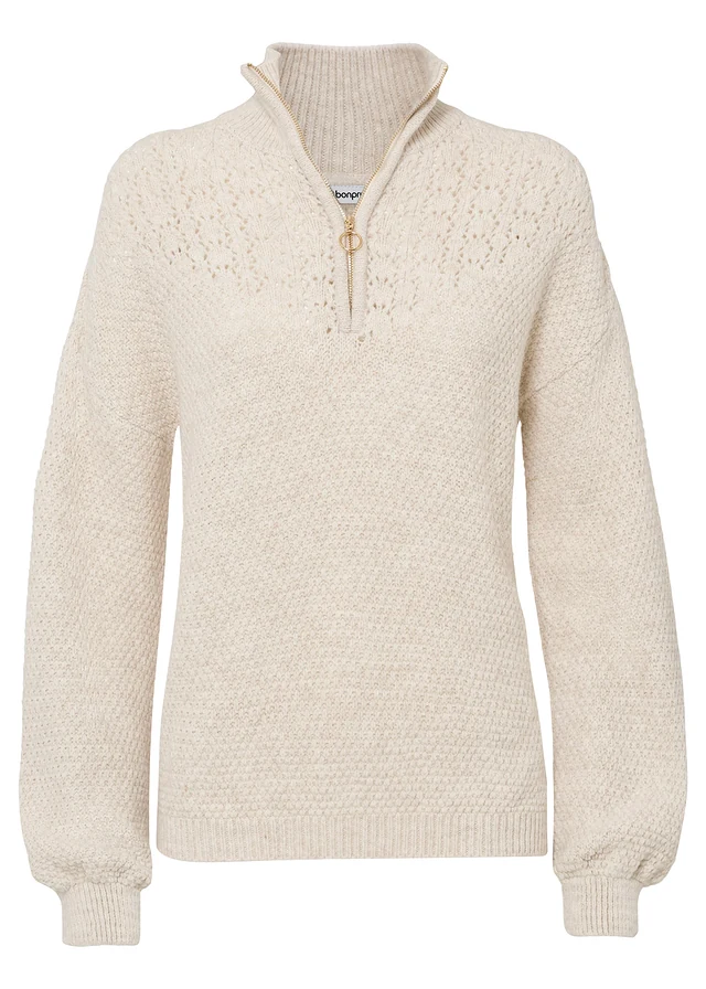 Pull camionneur à motif ajouré
