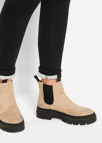 Colanți termo cu căptușeală teddy • negru • magazin bonprix