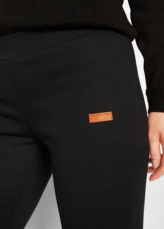 Thermo legging Teddy-szőrme béléssel • fekete • bonprix áruház