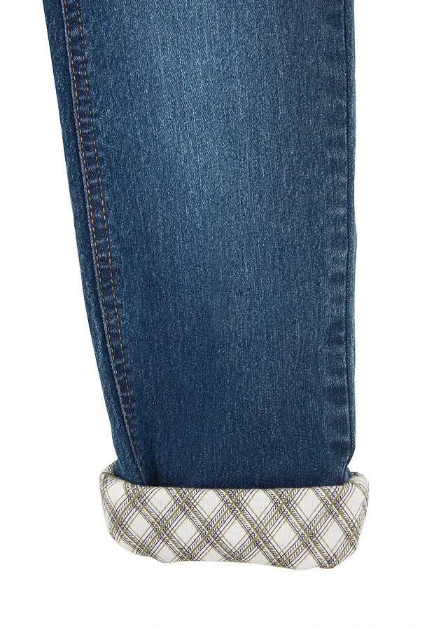 Meisjes thermojeans met flanellen voering • blue stone • product-page.page-title-suffix