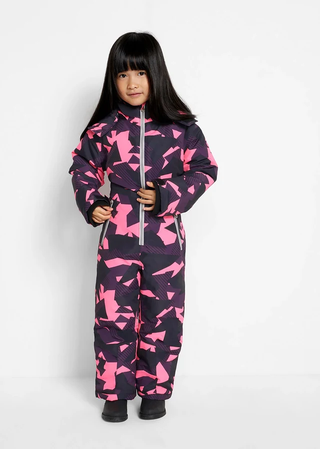 warm gevoerde sneeuwpak, waterafstotend, voor kinderen, Kleur: 