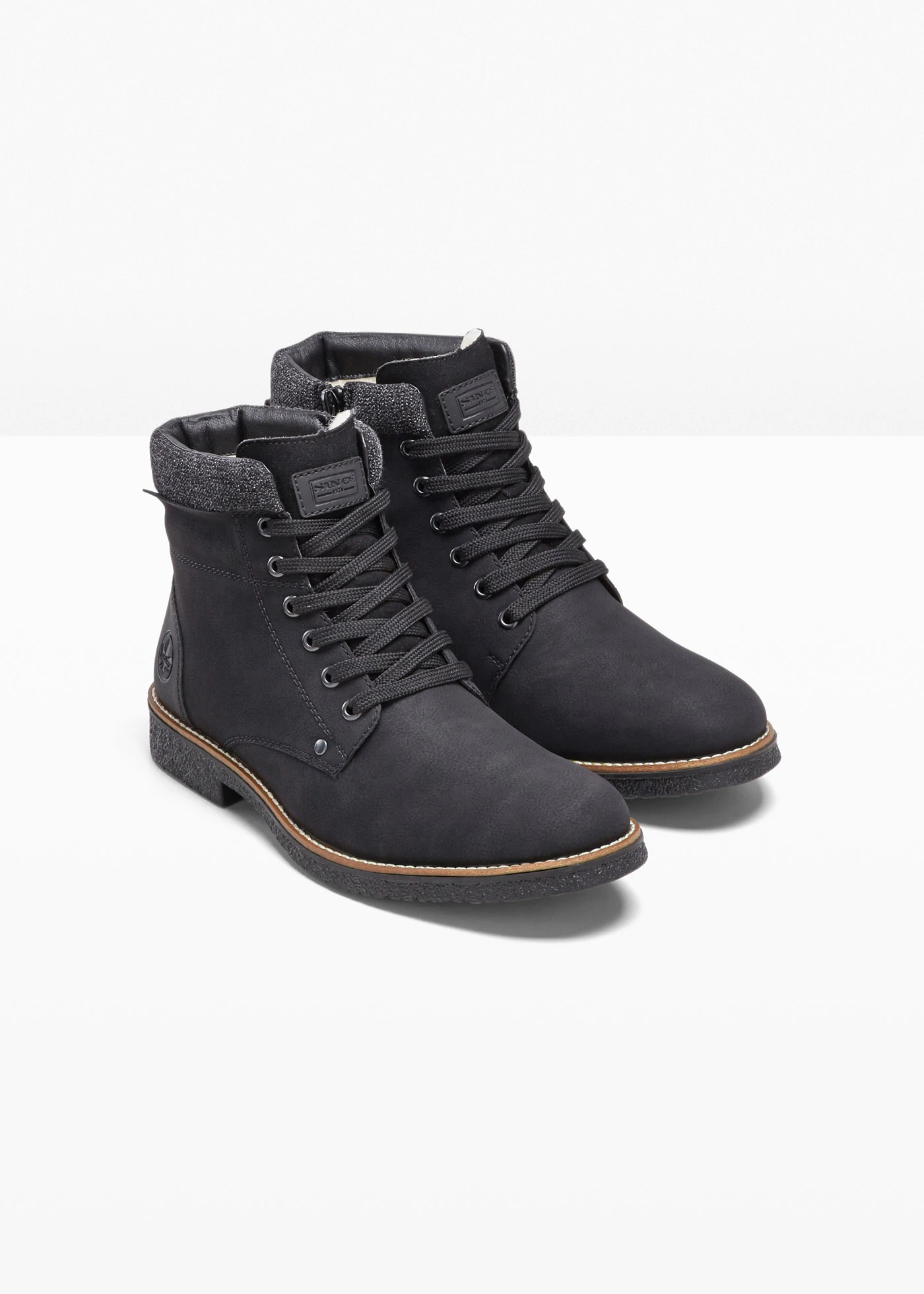 Šněrovací kotníková obuv značky Rieker • černá • bonprix obchod