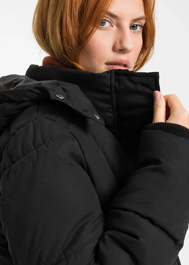 Doudoune mi-longue avec taille réglable • noir • product-page.page-title-suffix