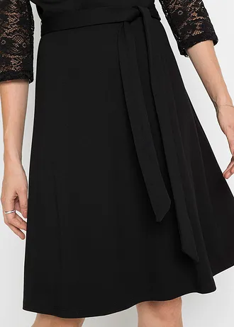 Žerzejové šaty • černá • bonprix obchod