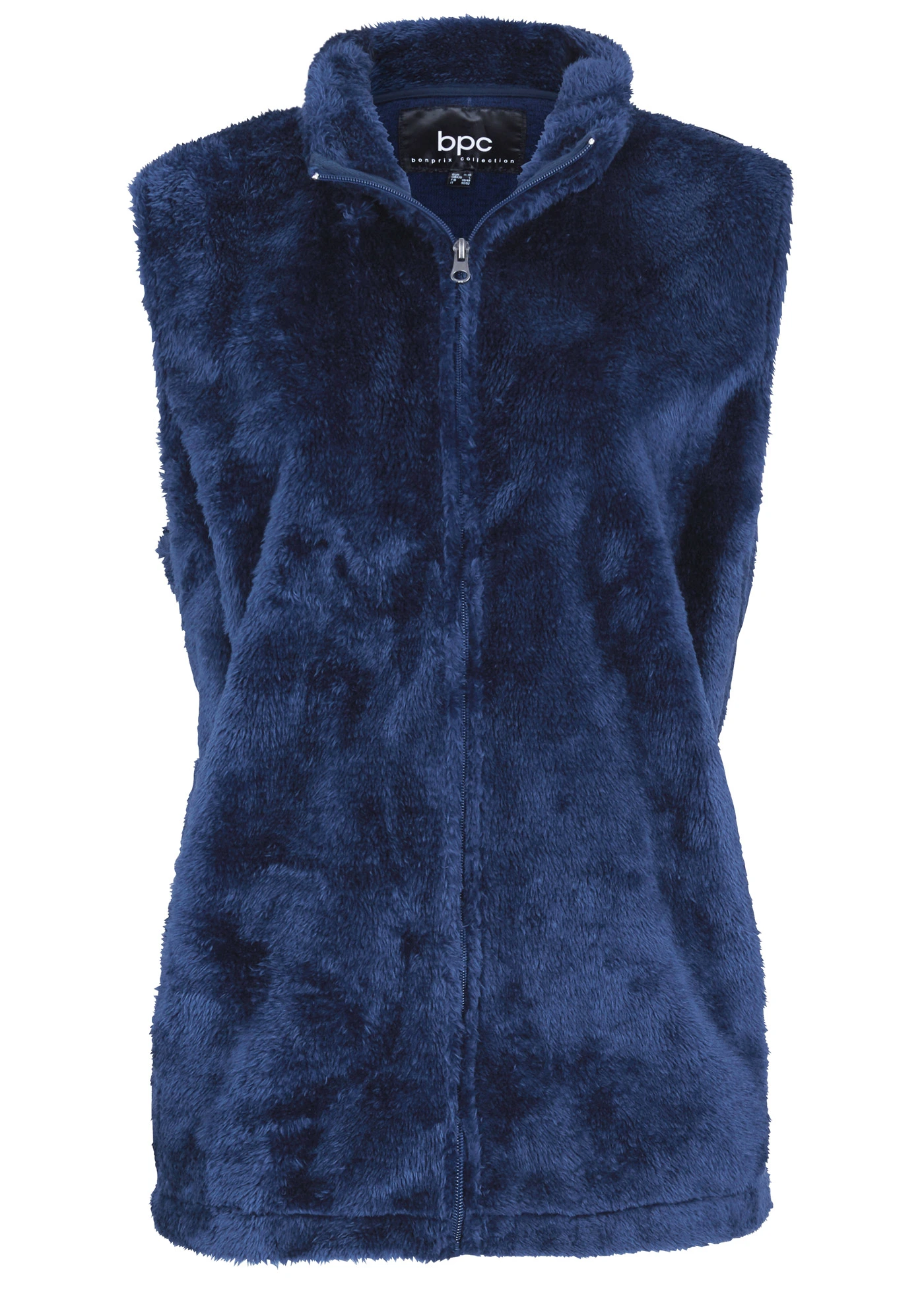 Gilet sans manches fourrure polaire • bleu nuit • product-page.page-title-suffix