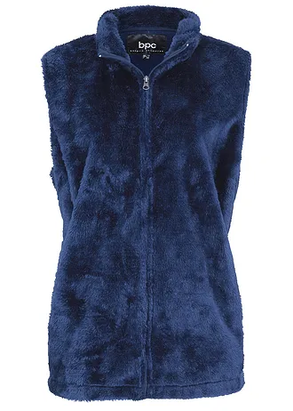 Teddy fleece bodywarmer • middernachtblauw • bonprix online shop