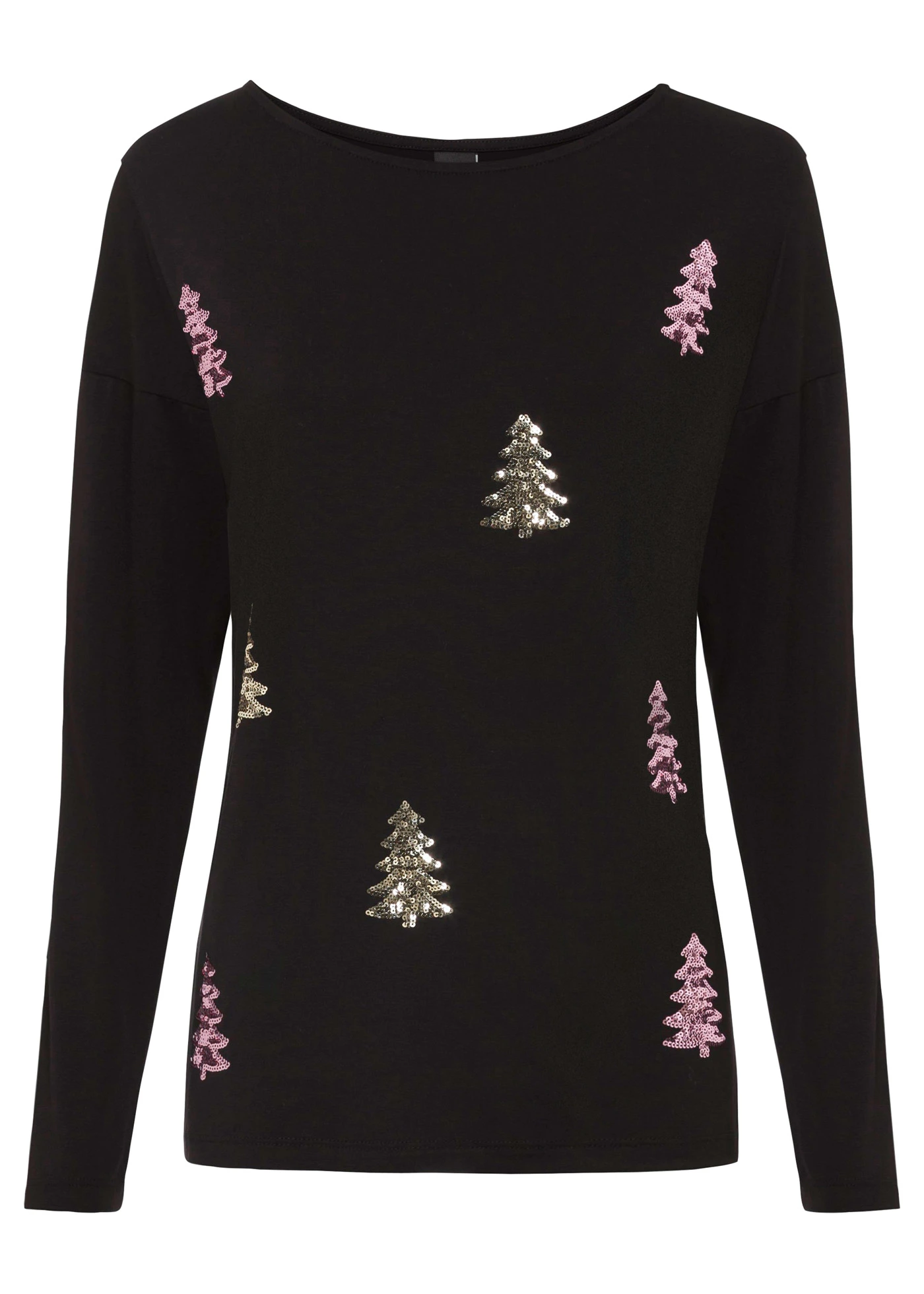 T-shirt en viscose fluide • noir • Boutique bonprix