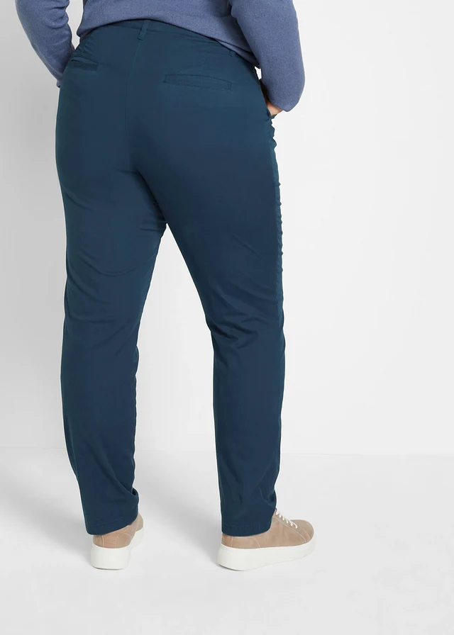Pantalon thermo chino, Couleur: bleu foncé