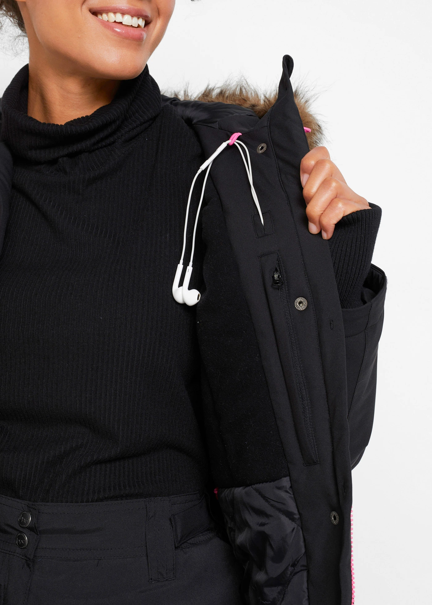 Geacă funcțională, impermeabilă • negru • magazin bonprix