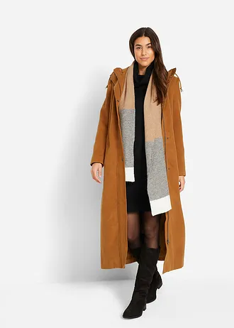 Robe pull oversize à col boule • noir • Boutique bonprix