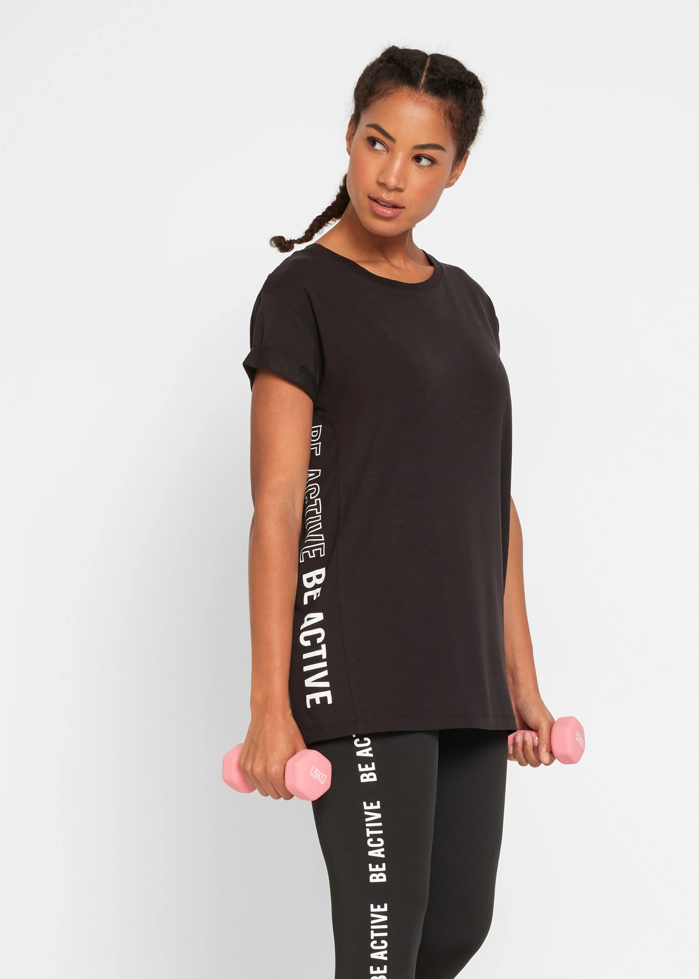 Sport T-shirt • zwart met print • bonprix online shop