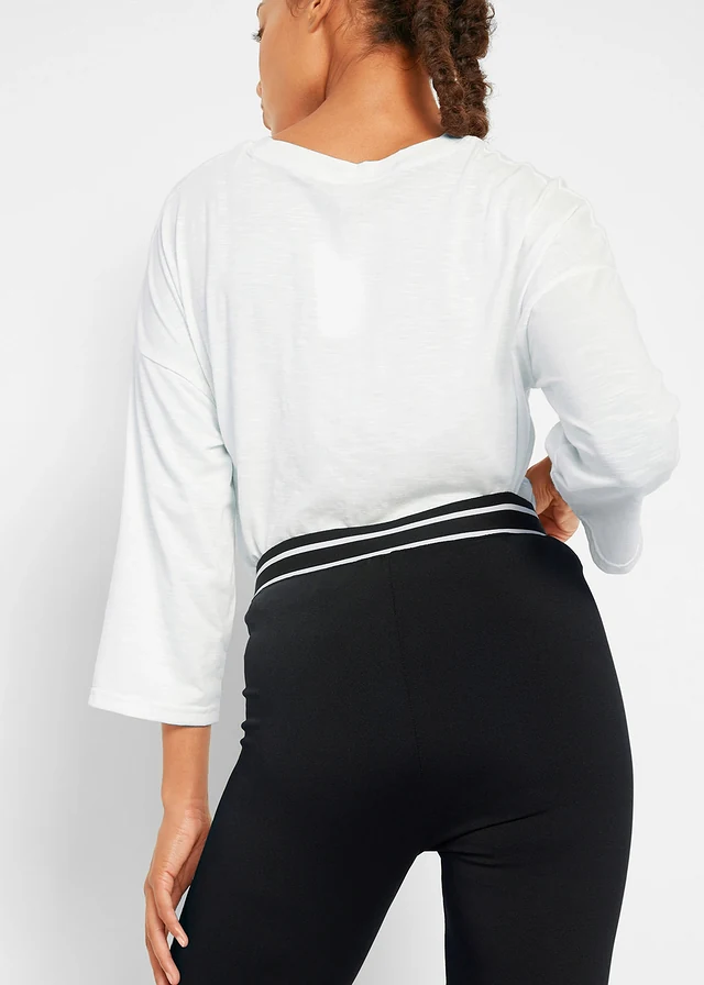Legging 7/8, séchage rapide • noir imprimé • product-page.page-title-suffix