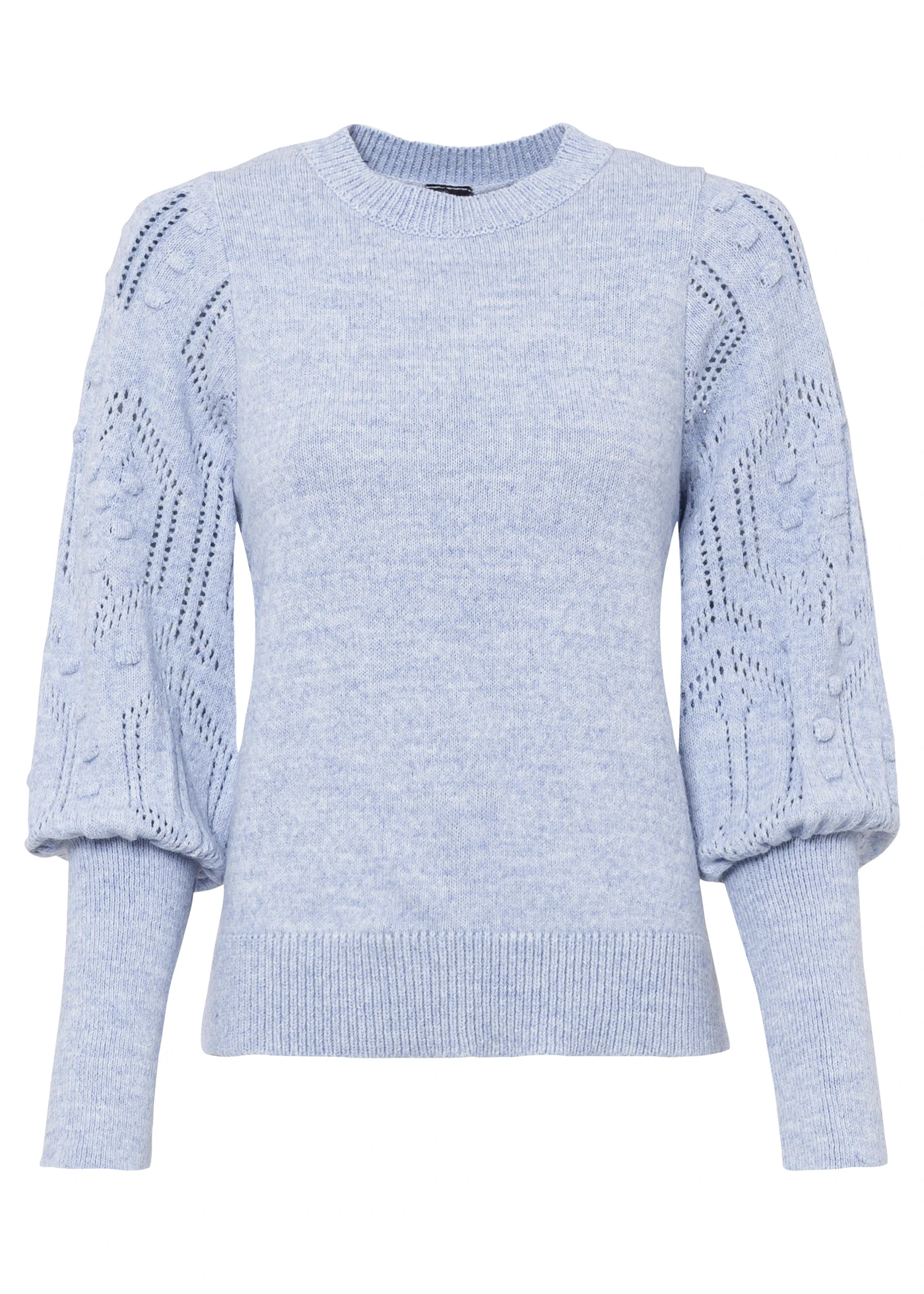 Pulover cu model ajurat • bleu • magazin bonprix