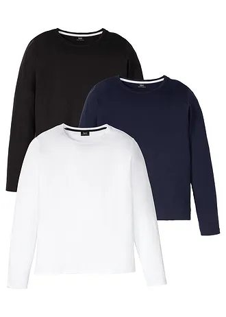 Lot de 3 tee-shirts manches longues