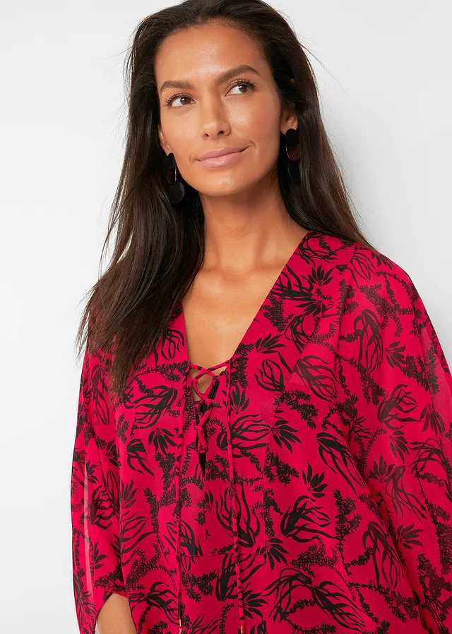 Tunique de plage • rouge chili-noir • product-page.page-title-suffix