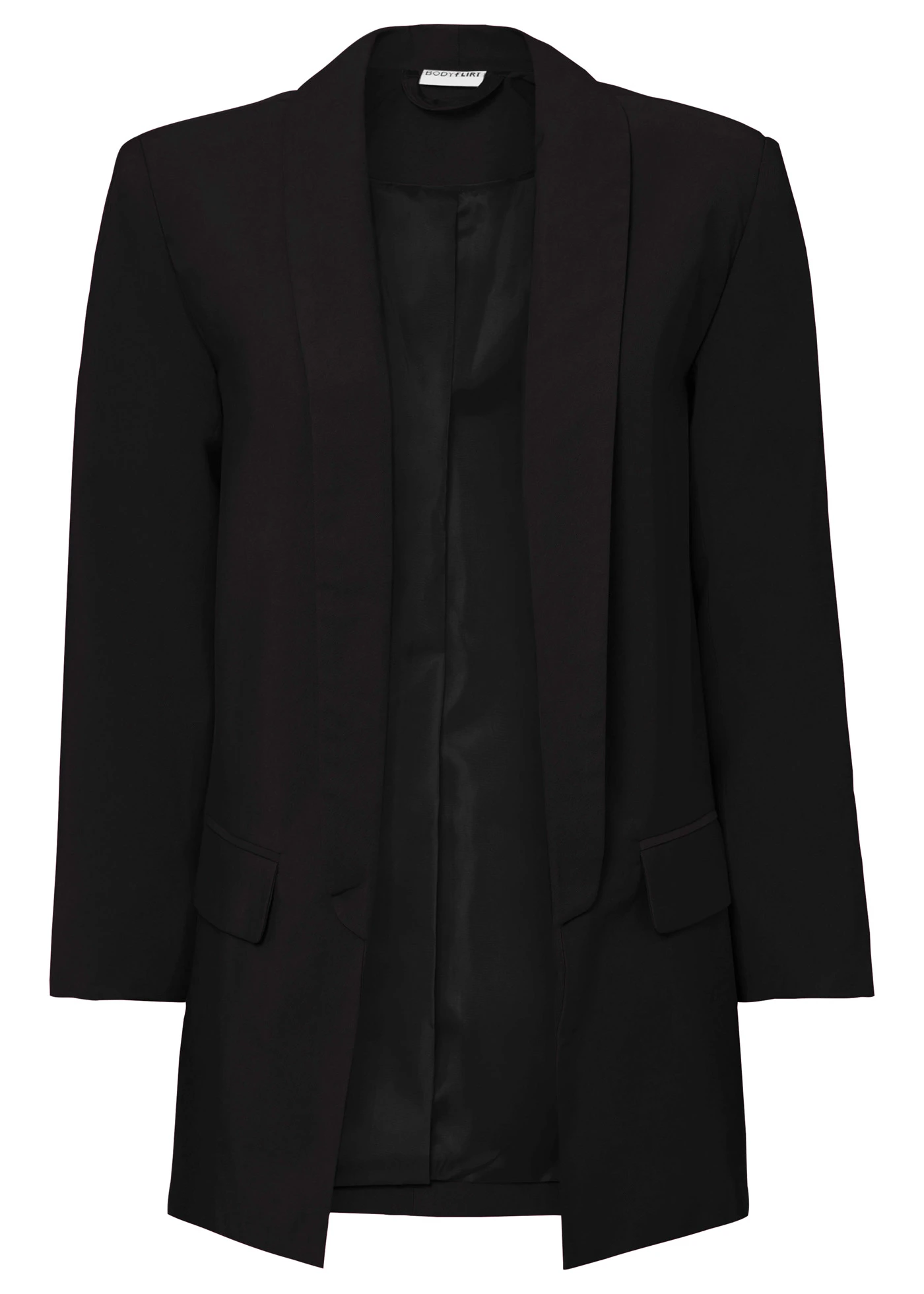 Blazer long • noir • Boutique bonprix