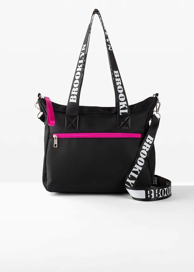 Sac sportif à détails contrastants • noir • Boutique bonprix