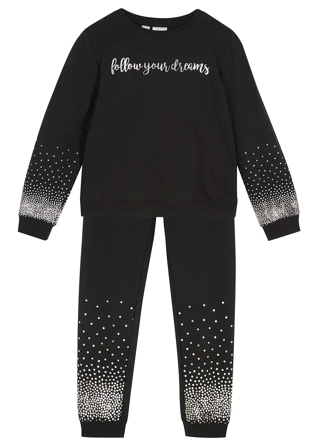 Bluză şi pantaloni casual (2piese)