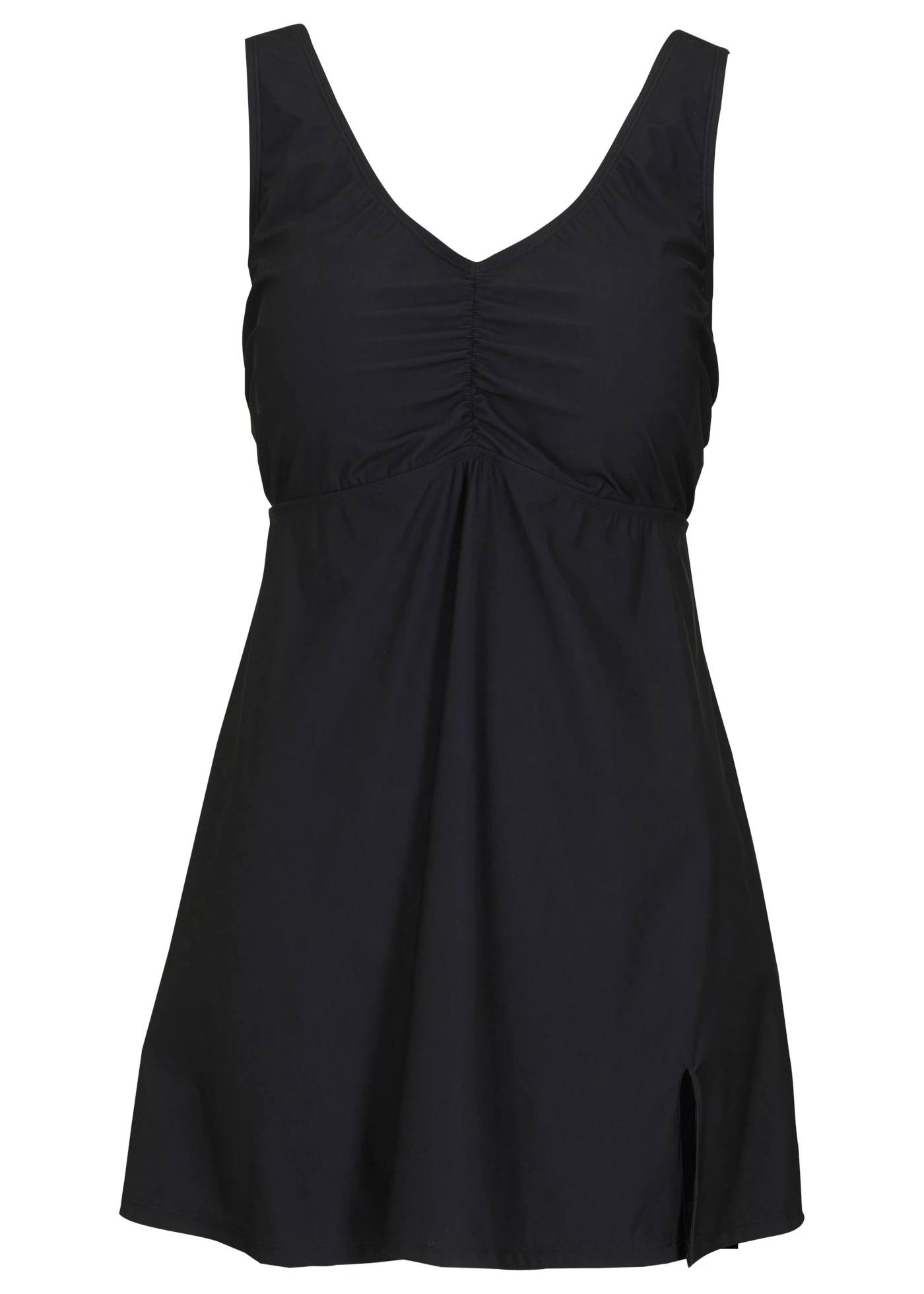 Medium corrigerende badpakjurk met V-hals • zwart • bonprix online shop