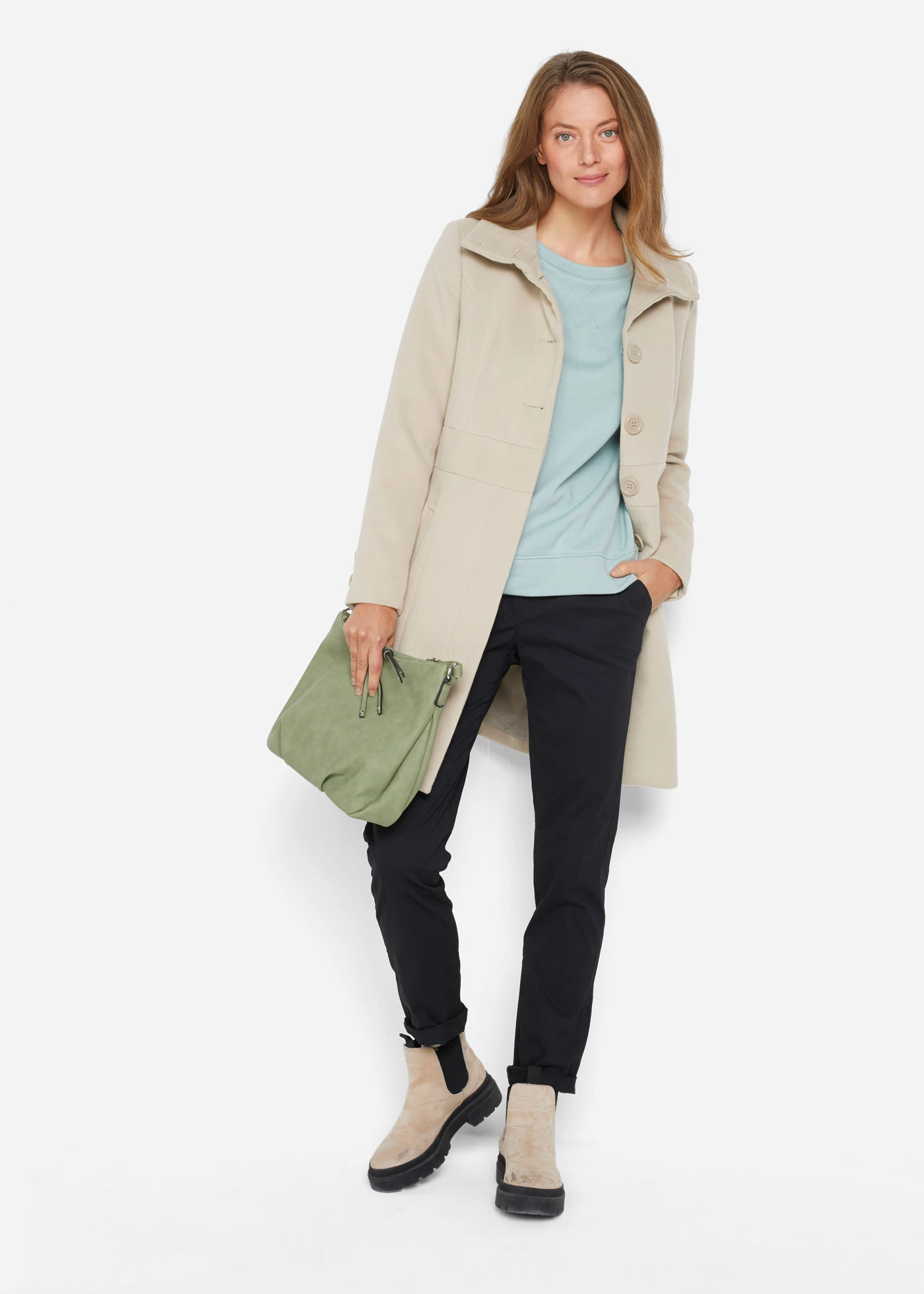 Strečové chino kalhoty • černá • bonprix obchod