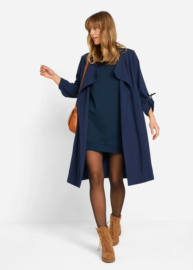Robe sweat, Couleur: bleu foncé