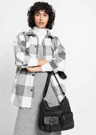 Sac à bandoulière avec poches extérieures • noir • Boutique bonprix