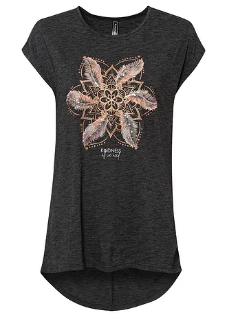 T-shirt van zachte viscosemix