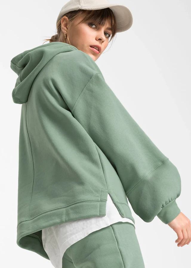 Oversized hoodie • rookgroen • product-page.page-title-suffix