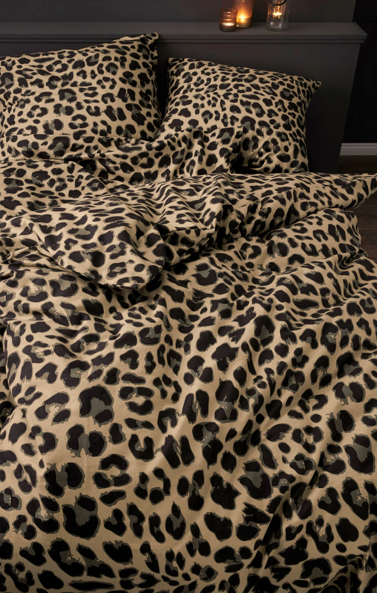 Posteľná bielizeň s leopardím dizajnom • hnedá • obchod bonprix