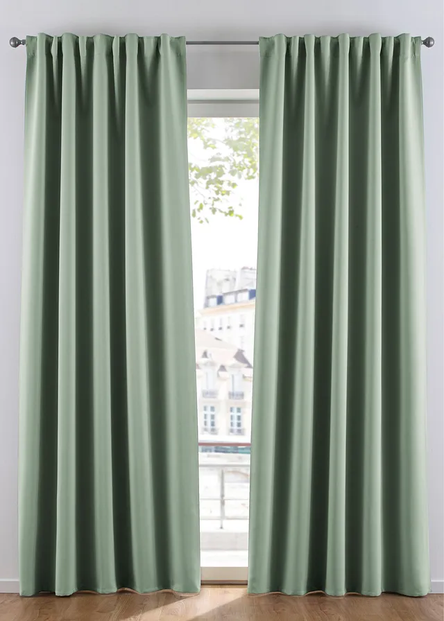 Draperie opacă, disponibilă în multe mărimi (1 buc/set.)