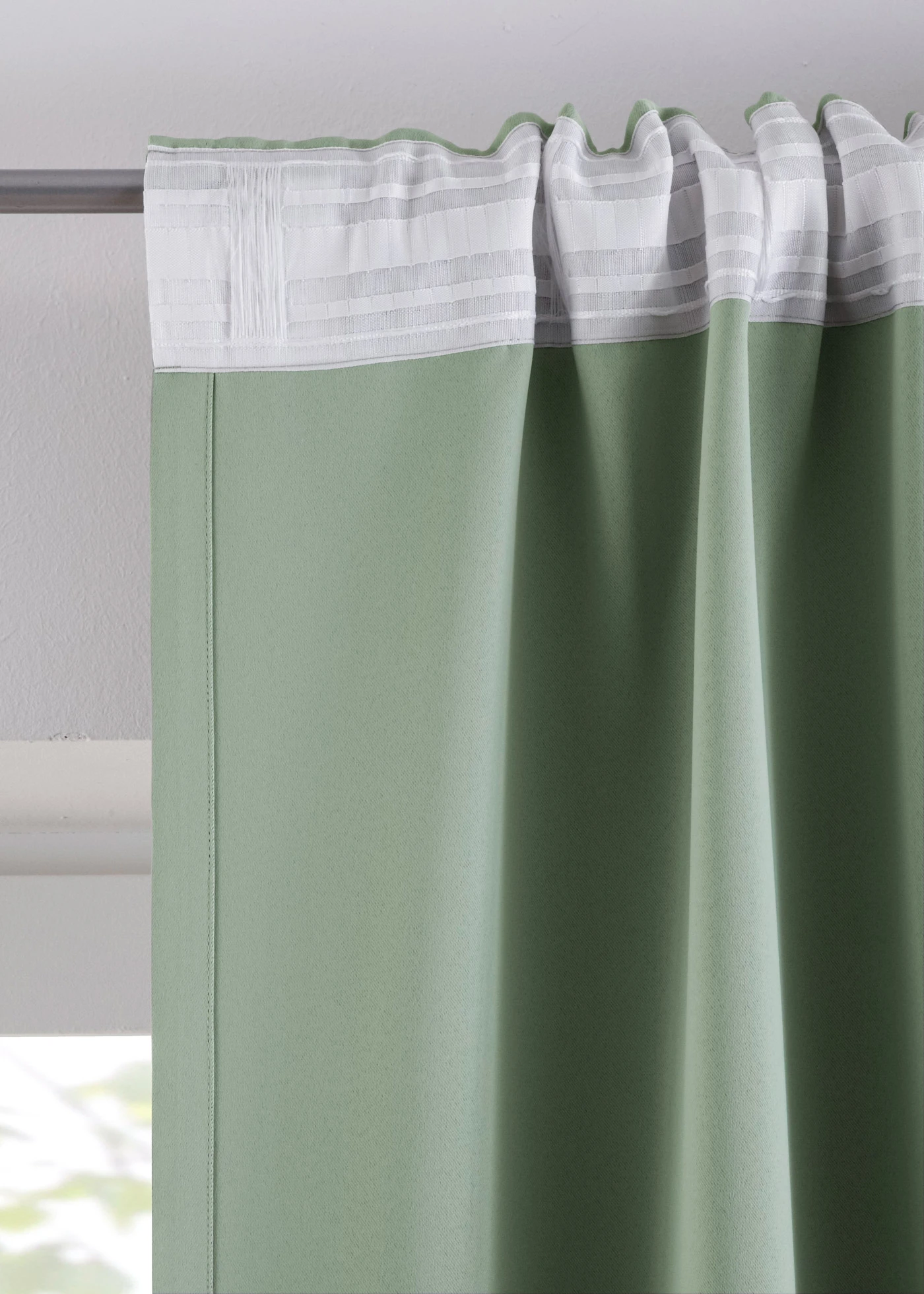 Rideau obscurcissant (1 pce), nombreuses tailles • vert sauge • Boutique bonprix