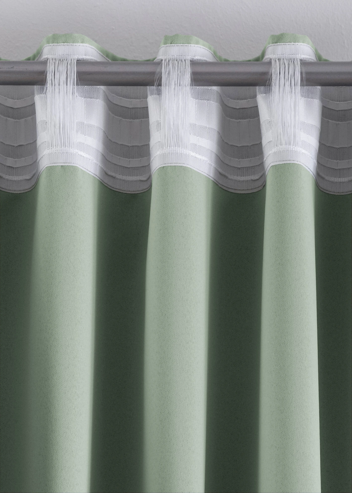 Sötétítő függöny, több méretben (1 darab) • zsályazöld • bonprix áruház