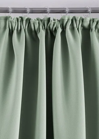 Rideau obscurcissant (1 pce), nombreuses tailles • vert sauge • Boutique bonprix