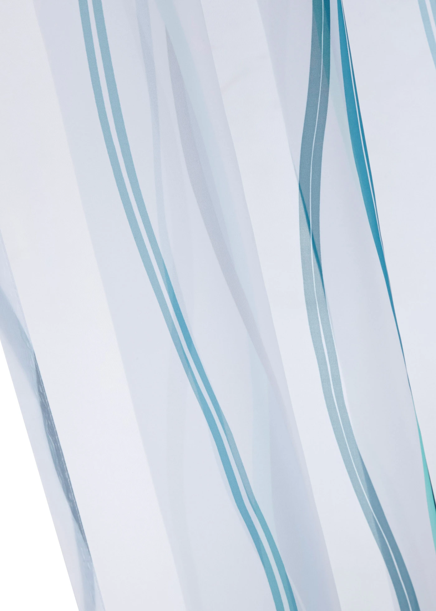 Voilage imprimé vagues (1 pce) • pétrole • Boutique bonprix