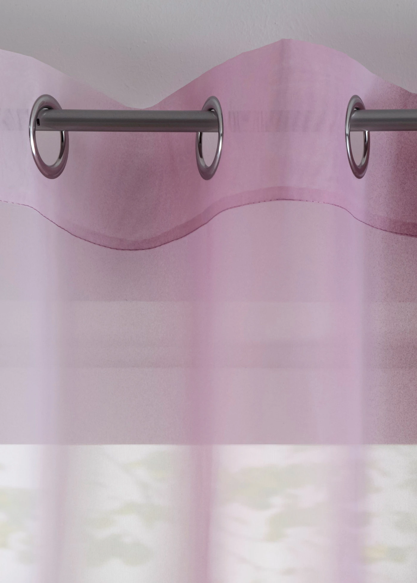 Lot de 2 voilages en tissu léger, aussi en XXL • mauve • Boutique bonprix