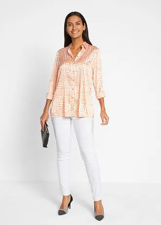 7/8 instapbroek met stretch, Kleur: wit