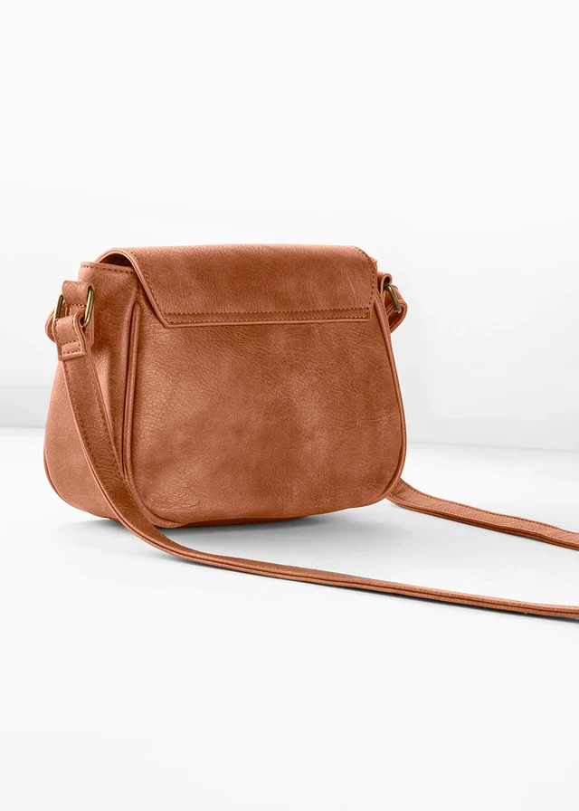 Kleine schoudertas met gesp • cognac • product-page.page-title-suffix