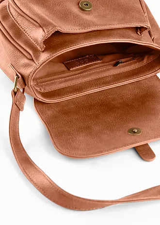 Malá kabelka Crossbody s prackami • koňaková • obchod bonprix