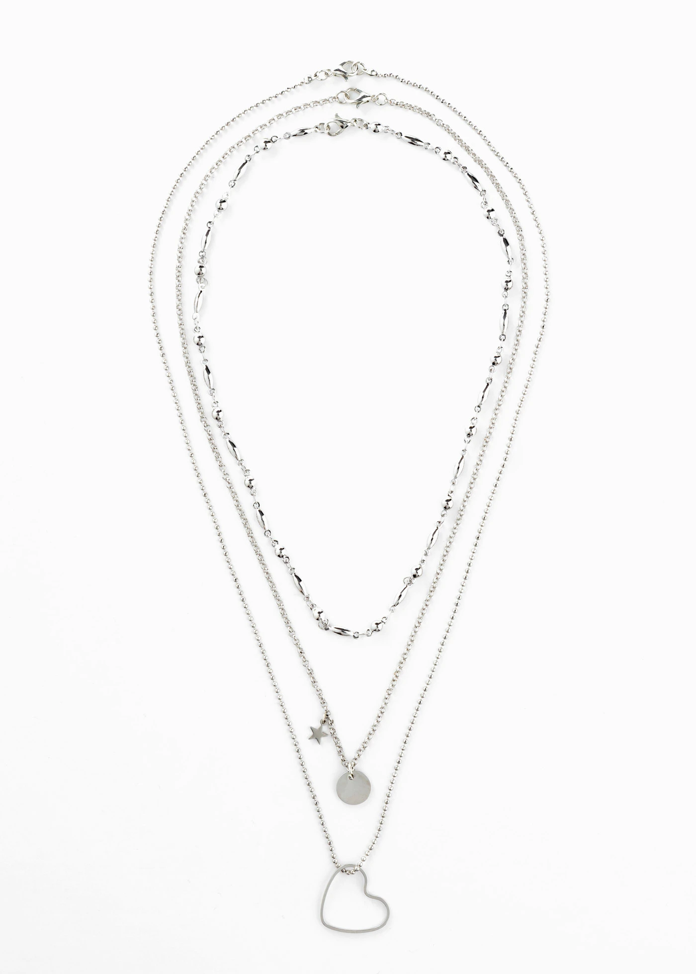 Souprava řetízků (3dílná) • stříbrné tóny • bonprix obchod