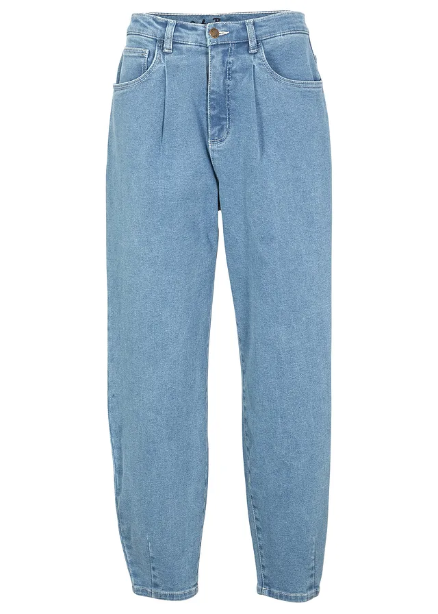 Blugi cu stretch, barrel shape