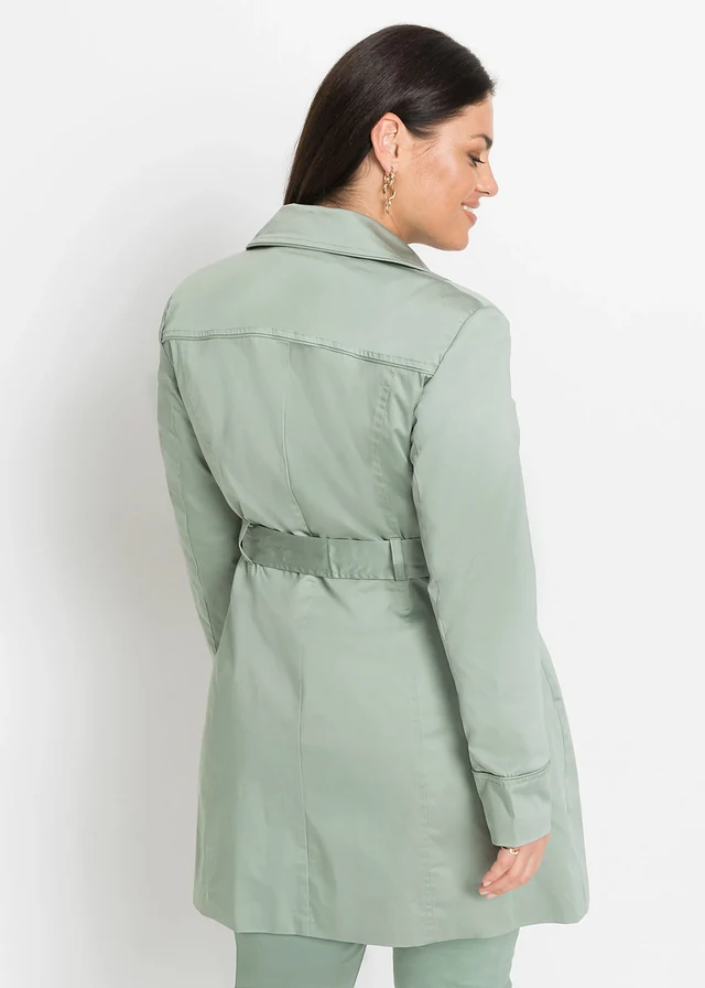 Trench, Couleur: vert fumé