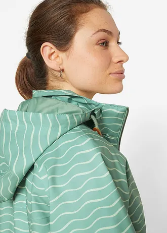 Waterdichte outdoor jas • saliegroen grafische print • bonprix online shop