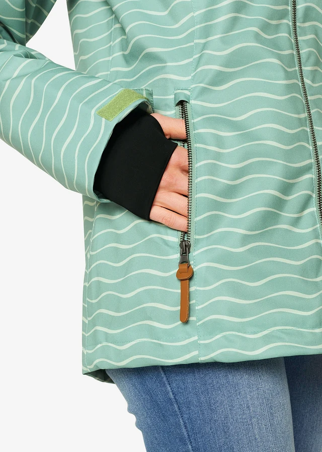 Veste technique imperméable • vert sauge graphique • product-page.page-title-suffix