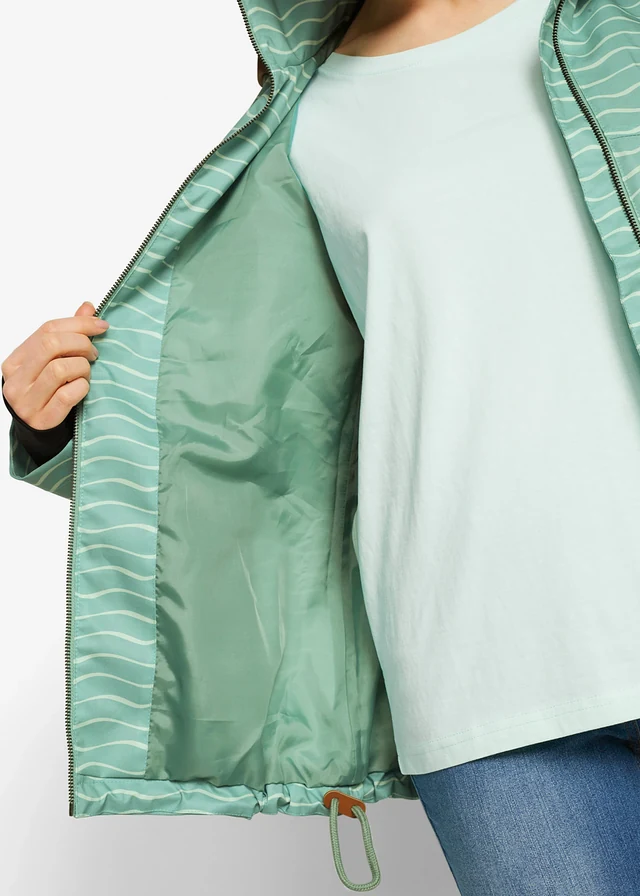 Veste technique imperméable • vert sauge graphique • product-page.page-title-suffix