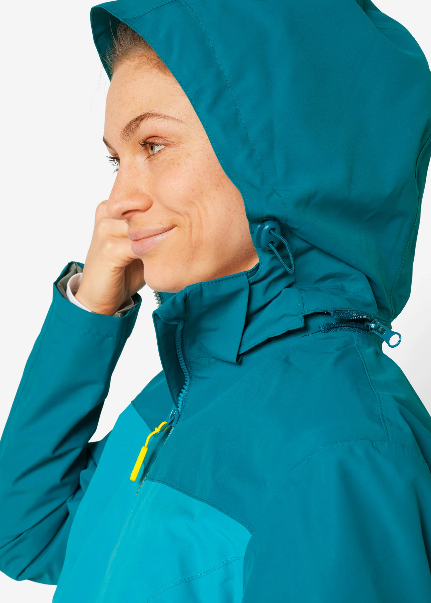 waterdichte  outdoor jas met capuchon • zeeturkoois • bonprix online shop