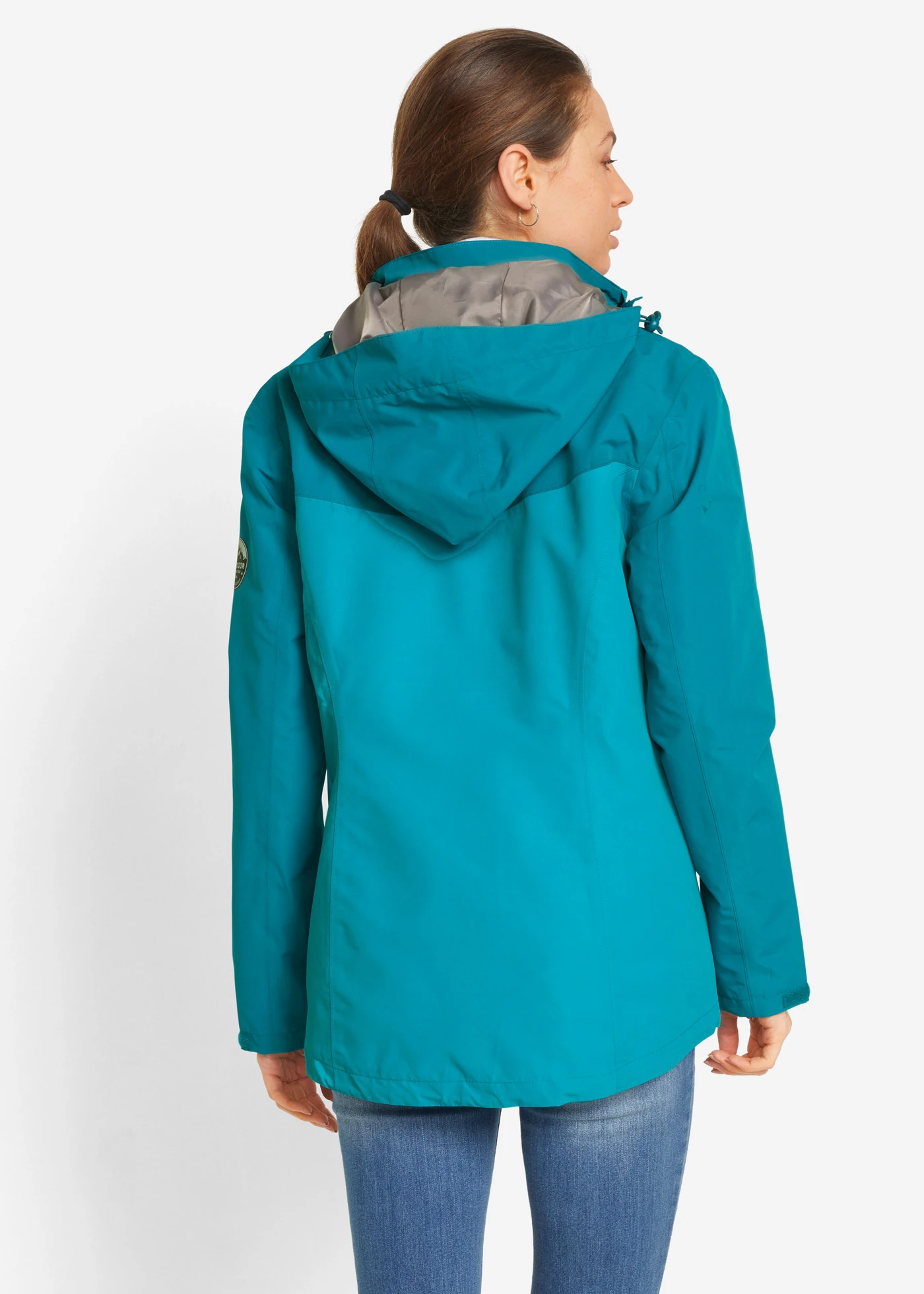 Veste imperméable avec capuche • turquoise • Boutique bonprix