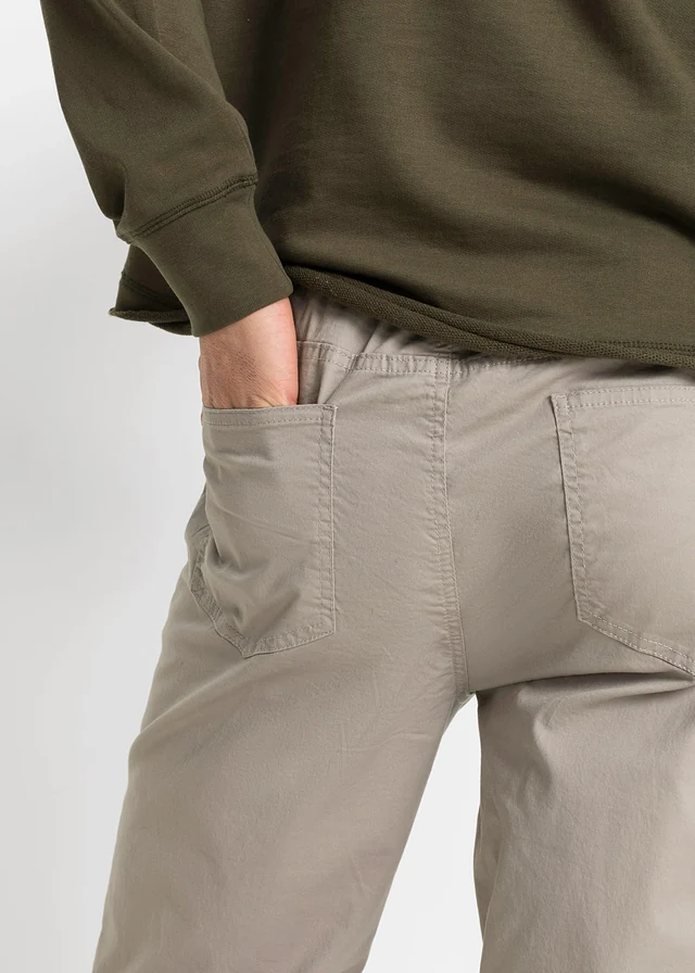 Pantalon jogger droit et extensible, regular • pierre naturelle • product-page.page-title-suffix